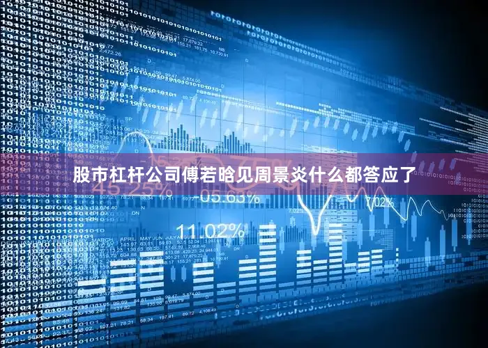 股市杠杆公司傅若晗见周景炎什么都答应了